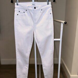 PISTOLA: NWT, Audrey Mid Rise "Aspen", Color - White, Size - 26, MSRP - $108